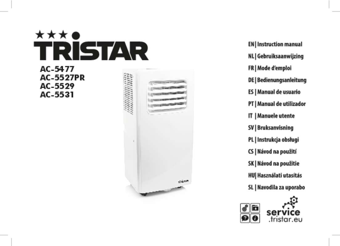 Guide utilisation TRISTAR AC-5477  de la marque TRISTAR