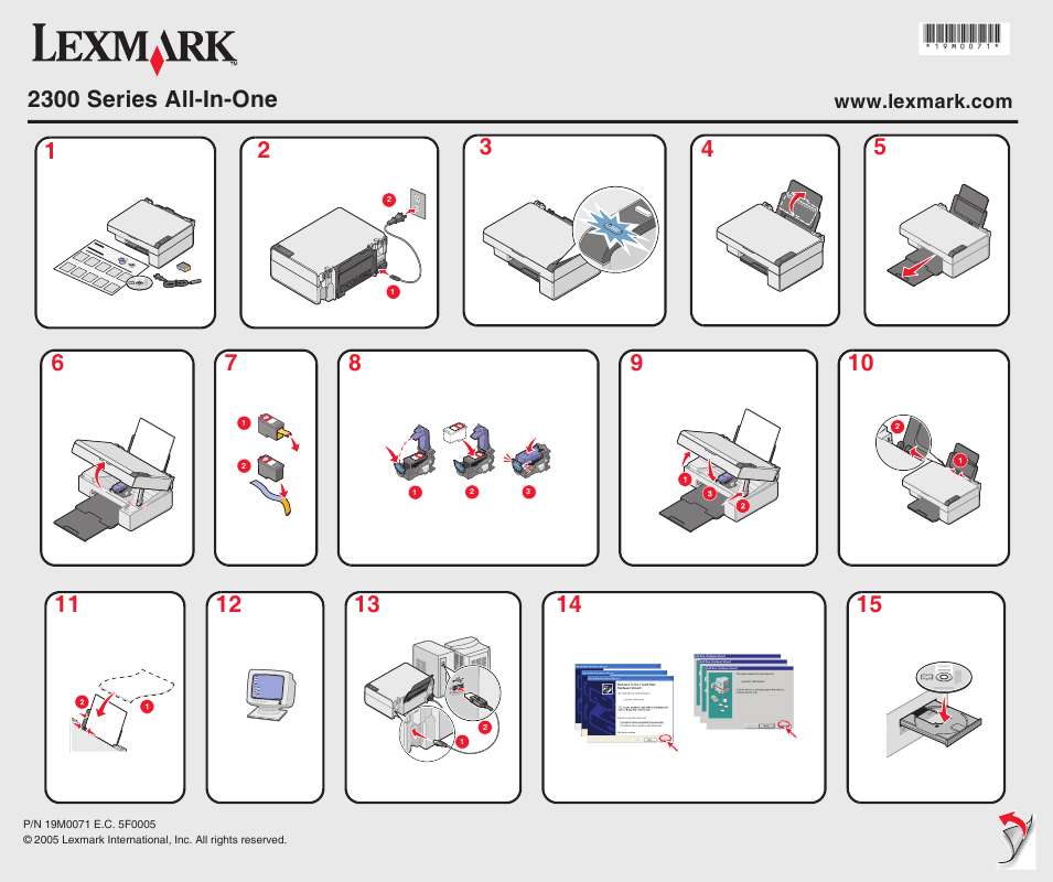 Guide utilisation LEXMARK X2350  de la marque LEXMARK