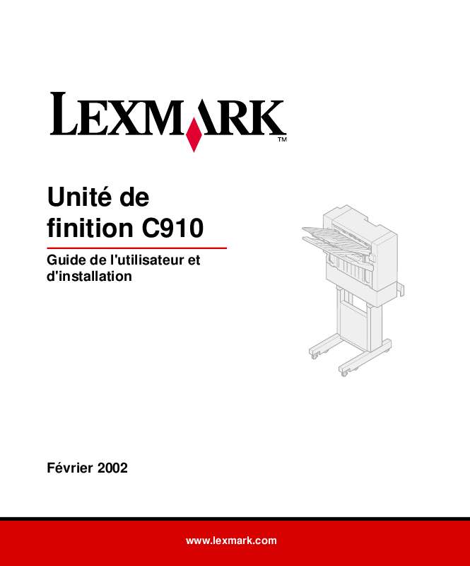 Guide utilisation LEXMARK C910  de la marque LEXMARK