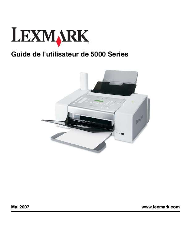 Guide utilisation LEXMARK X5070  de la marque LEXMARK