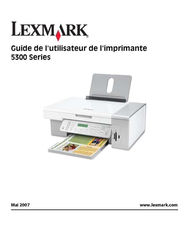 Guide utilisation LEXMARK X5320  de la marque LEXMARK