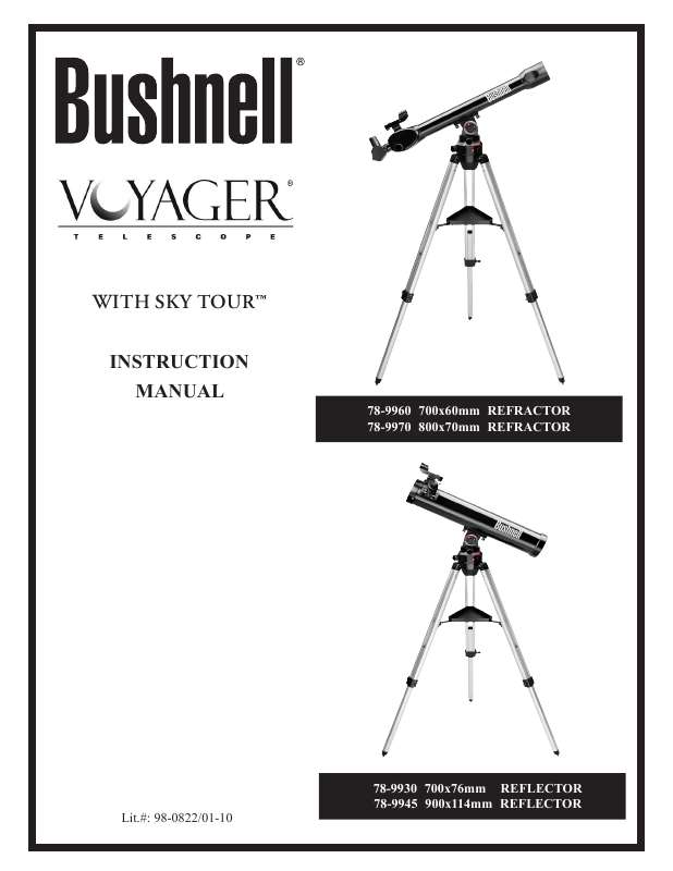 Guide utilisation BUSHNELL VOYAGER  de la marque BUSHNELL