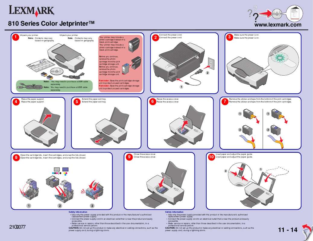 Guide utilisation LEXMARK Z816  de la marque LEXMARK