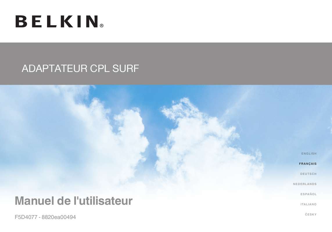Guide utilisation  BELKIN F5D4077  de la marque BELKIN