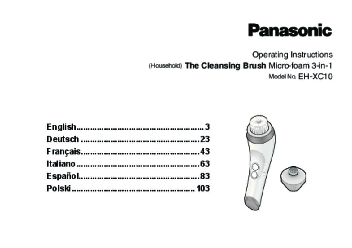 Guide utilisation PANASONIC EHXC10  de la marque PANASONIC