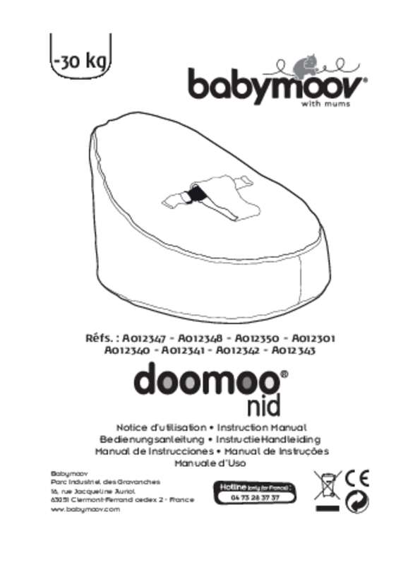 Guide utilisation BABYMOOV DOOMOO NID GM  de la marque BABYMOOV
