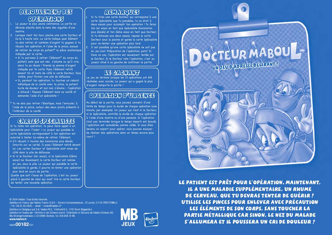 Docteur Maboul Nouvelle Version Hasbro