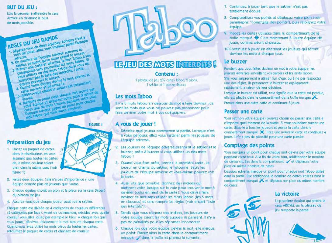 Guide utilisation HASBRO TABOO  de la marque HASBRO