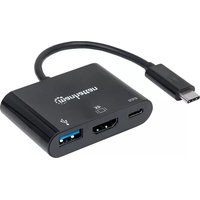 Notice MANHATTAN USB TYPE-C DOCKING CONVERTER 152037 Carte réseau / adaptateur