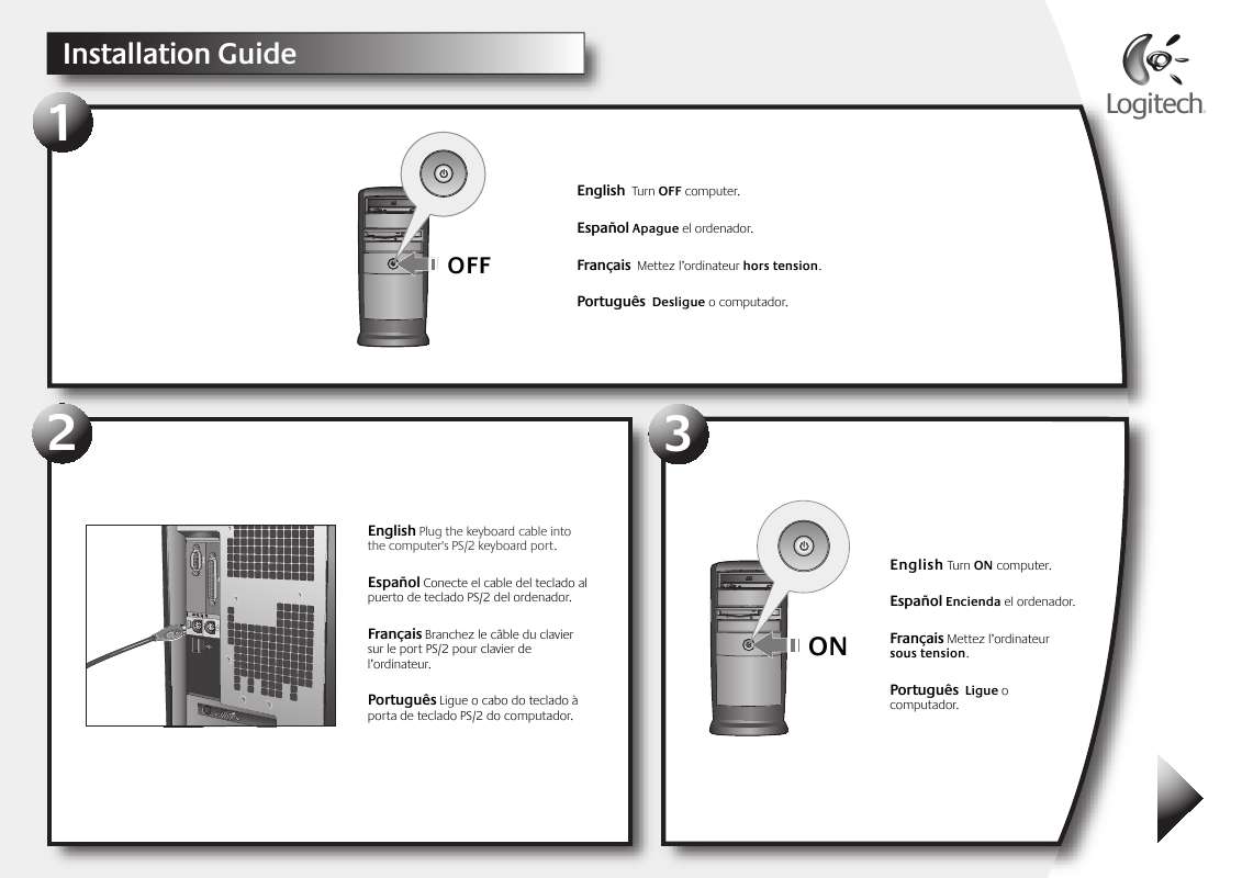 Guide utilisation  LOGITECH CLASSIC KEYBOARD  de la marque LOGITECH