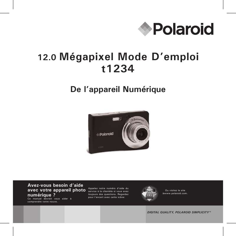 Guide utilisation POLAROID T1234  de la marque POLAROID