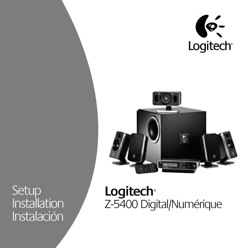 Guide utilisation  LOGITECH Z5400D  de la marque LOGITECH