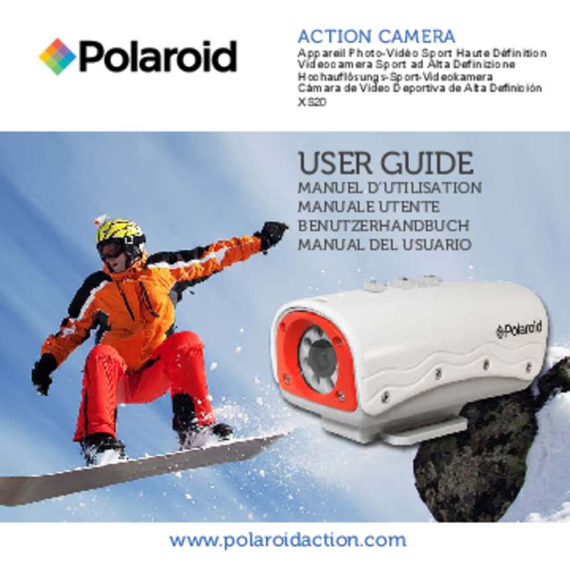 Guide utilisation  POLAROID XS20  de la marque POLAROID