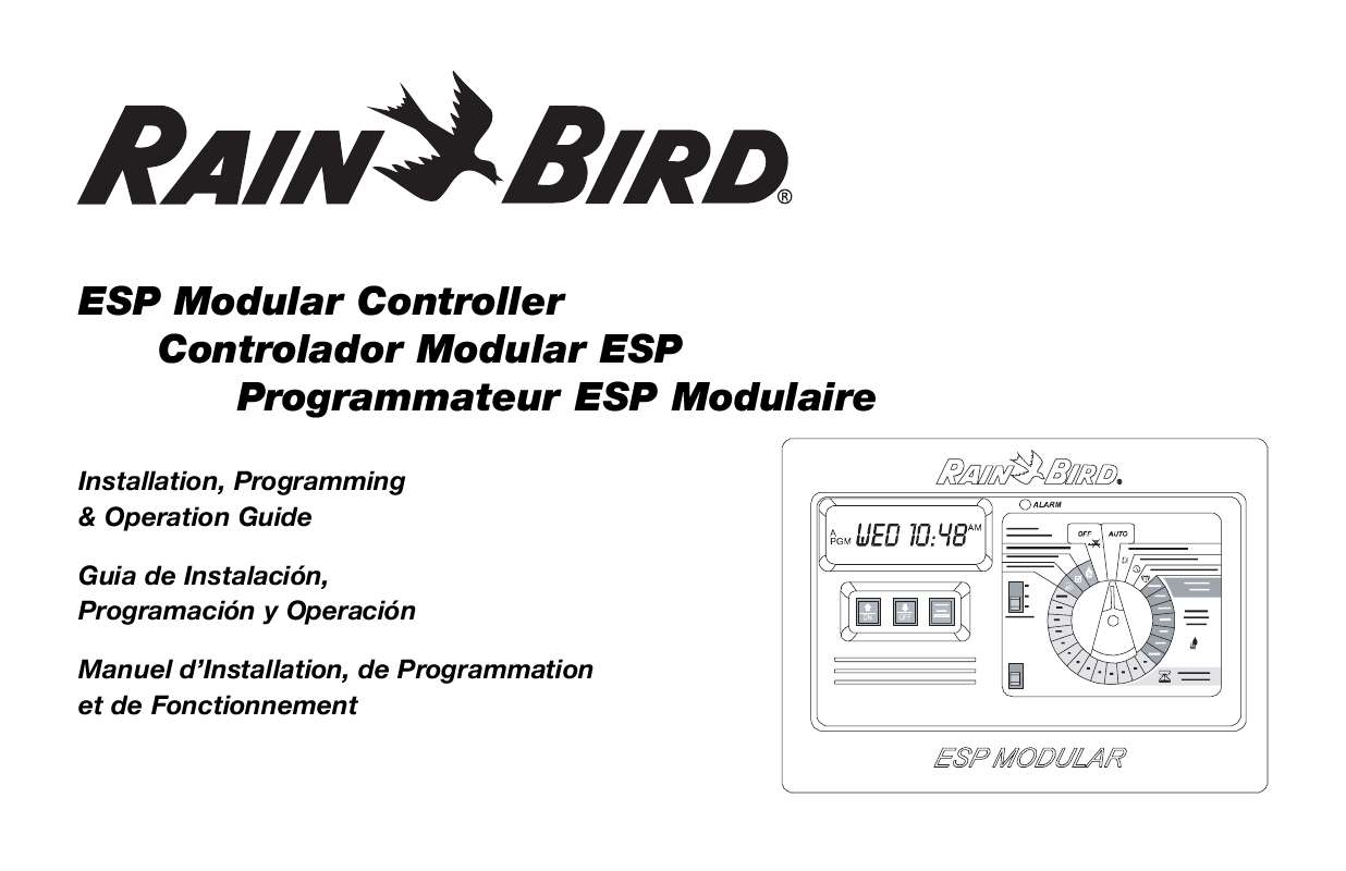 Guide utilisation  RAIN BIRD ESP MODULAR  de la marque RAIN BIRD