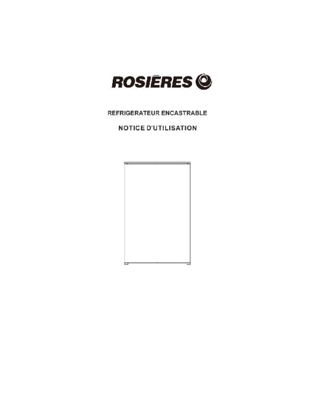 Guide utilisation ROSIERES RBOP174 de la marque ROSIERES