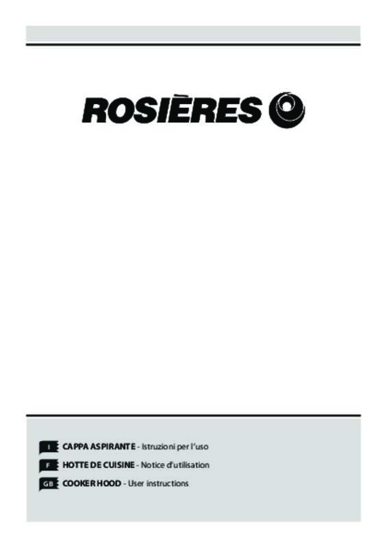 Guide utilisation ROSIERES RDM917 de la marque ROSIERES