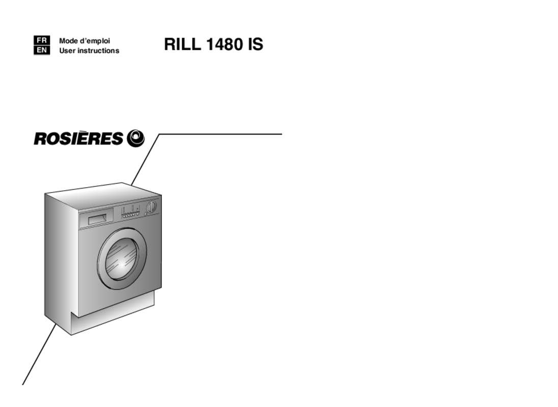 Guide utilisation ROSIERES RILL 1480-IS de la marque ROSIERES