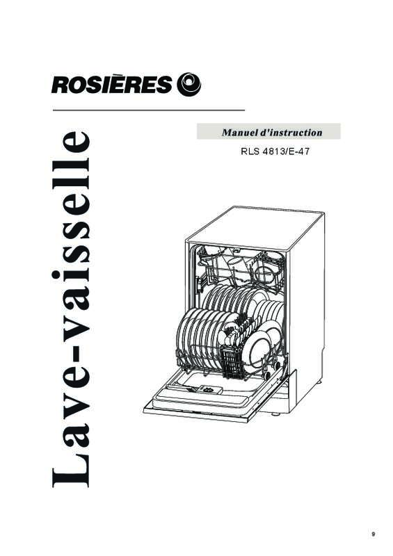 Guide utilisation  ROSIERES RLS4813 E-47  de la marque ROSIERES