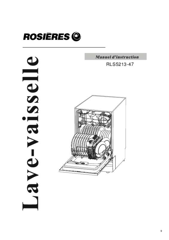 Guide utilisation  ROSIERES RLS5213  de la marque ROSIERES