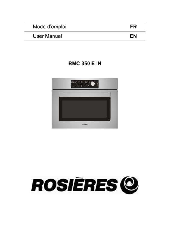 Guide utilisation  ROSIERES RMC350EIN  de la marque ROSIERES