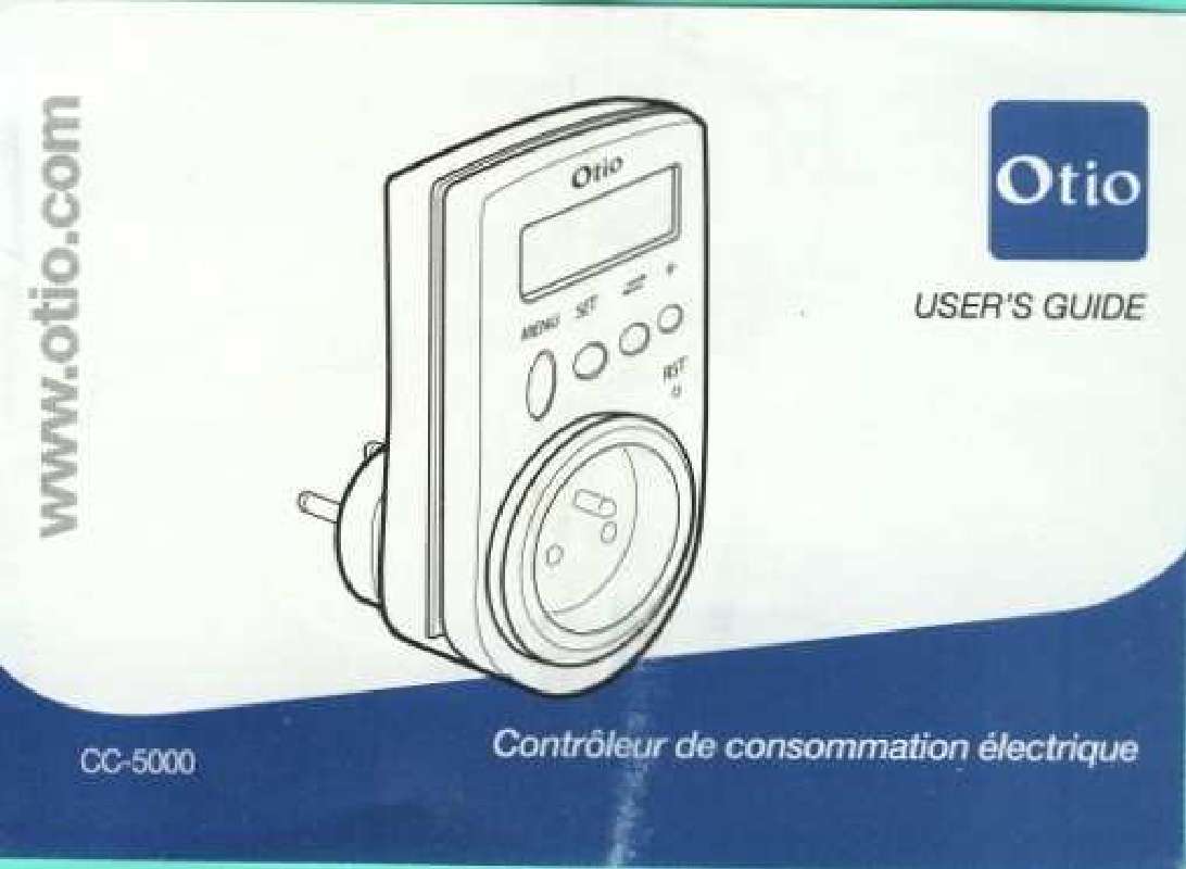 Guide utilisation  OTIO CC-5000  de la marque OTIO