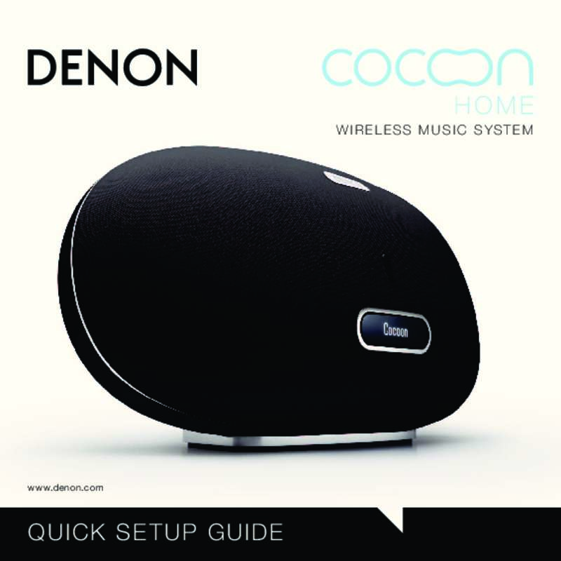 Guide utilisation  DENON COCOON HOME  de la marque DENON