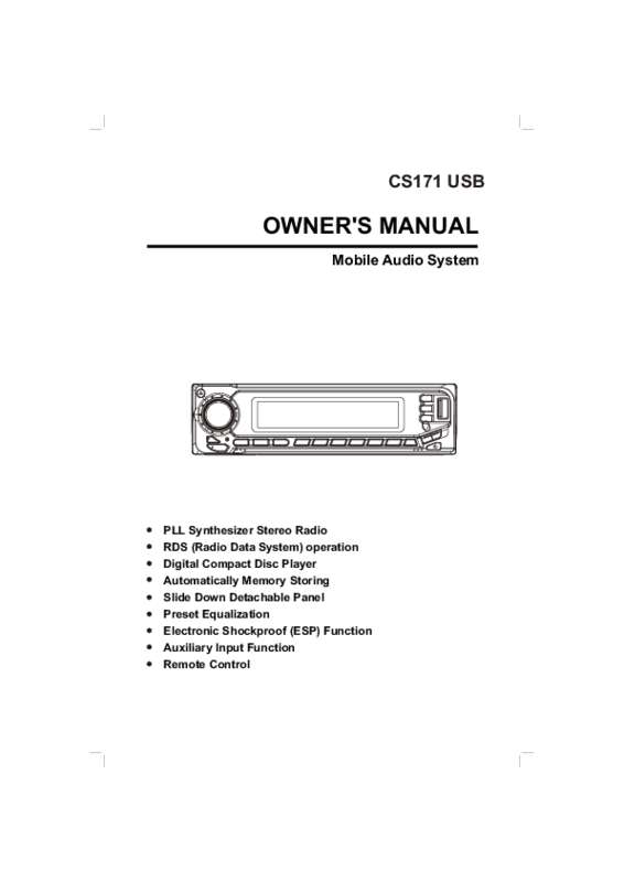 Guide utilisation LENCO CS-171  de la marque LENCO