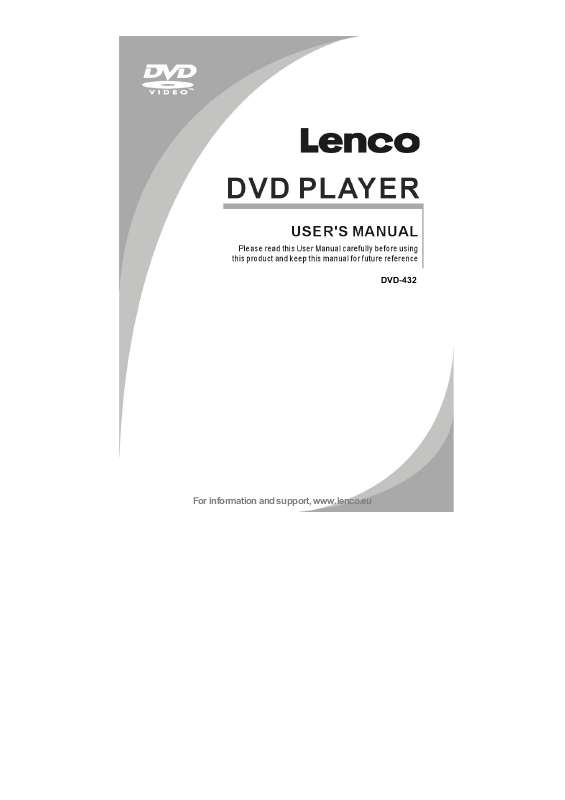 Guide utilisation LENCO DVD-432  de la marque LENCO