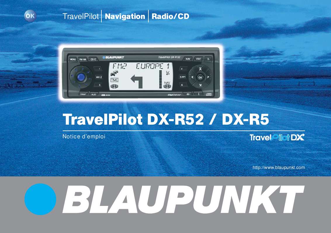 Guide utilisation BLAUPUNKT TRAVELPILOT DX-R5  de la marque BLAUPUNKT