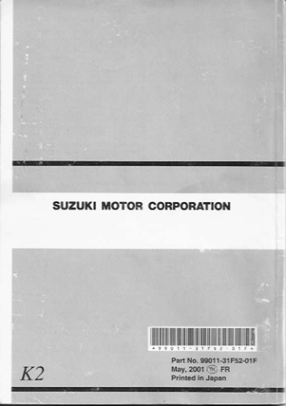Guide utilisation  SUZUKI GSF600S  de la marque SUZUKI