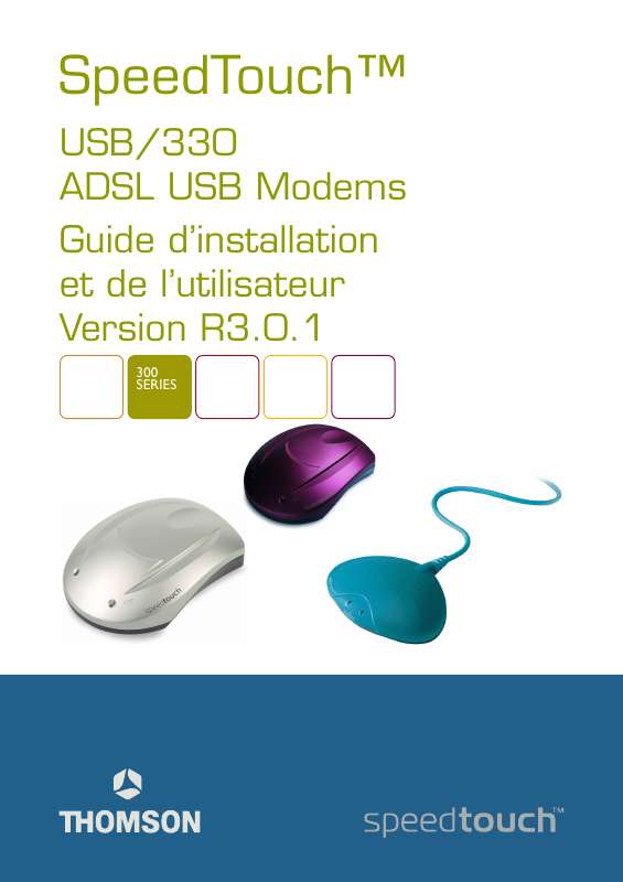 Guide utilisation  ALCATEL-LUCENT SPEEDTOUCH USB 330  de la marque ALCATEL-LUCENT