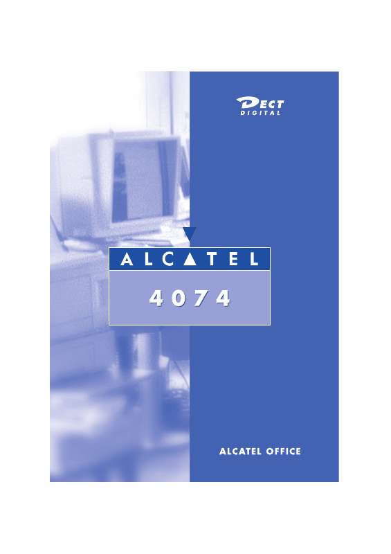 Guide utilisation ALCATEL-LUCENT 4074 B  de la marque ALCATEL-LUCENT