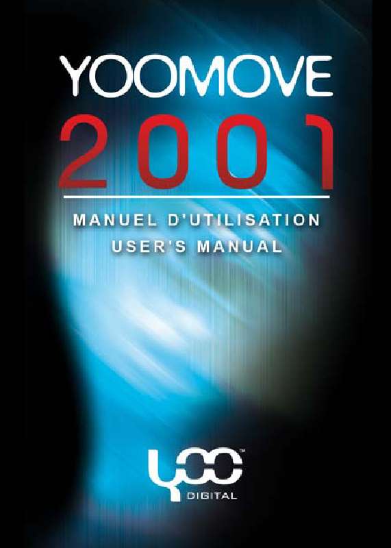 Guide utilisation  YOO DIGITAL YOO MOVE 2001  de la marque YOO DIGITAL