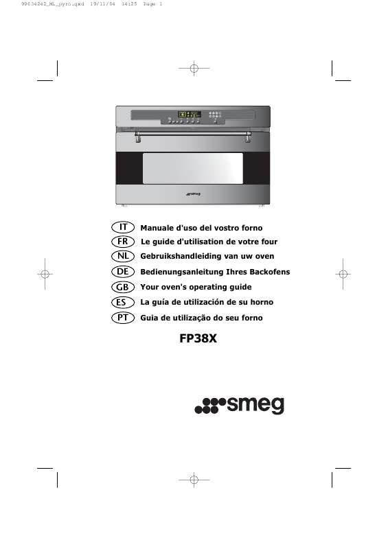 Guide utilisation  SMEG FP38X  de la marque SMEG