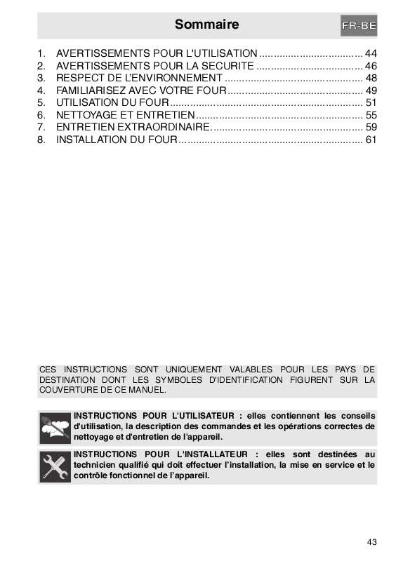 Guide utilisation  SMEG ALFA150  de la marque SMEG