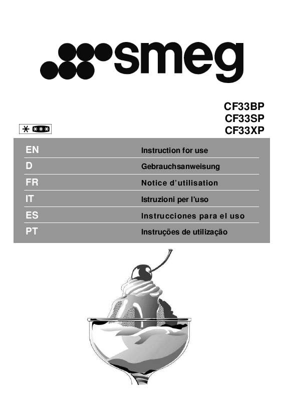 Guide utilisation SMEG CF33BP  de la marque SMEG