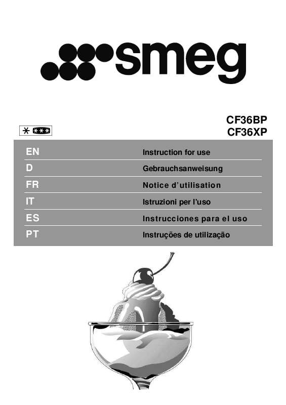 Guide utilisation SMEG CF36BP  de la marque SMEG