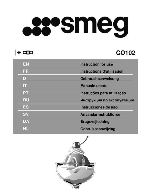 Guide utilisation SMEG CO102  de la marque SMEG
