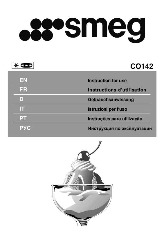 Guide utilisation SMEG CO142  de la marque SMEG