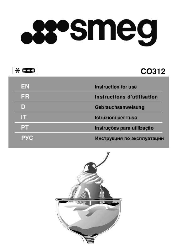 Guide utilisation SMEG CO312  de la marque SMEG