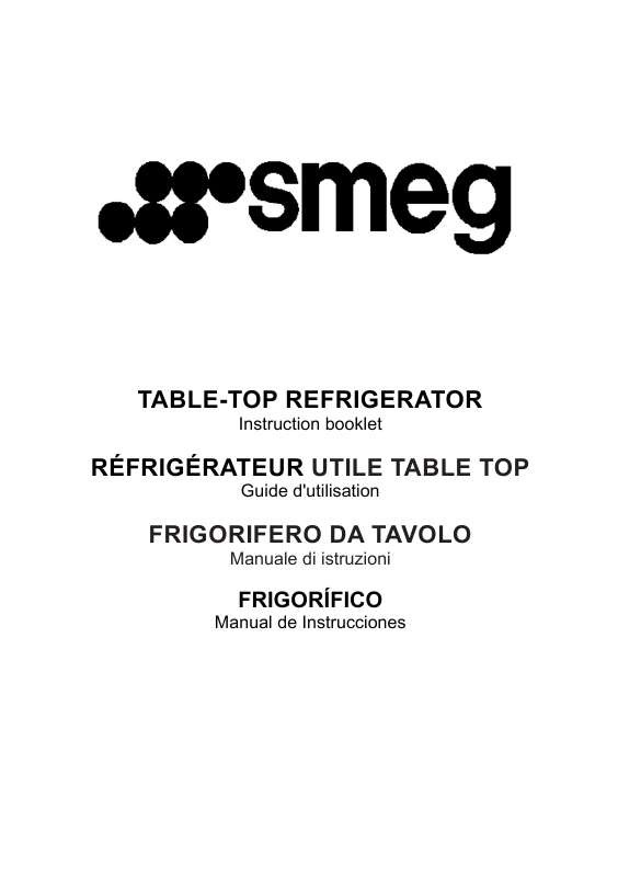Guide utilisation SMEG FA100AP  de la marque SMEG