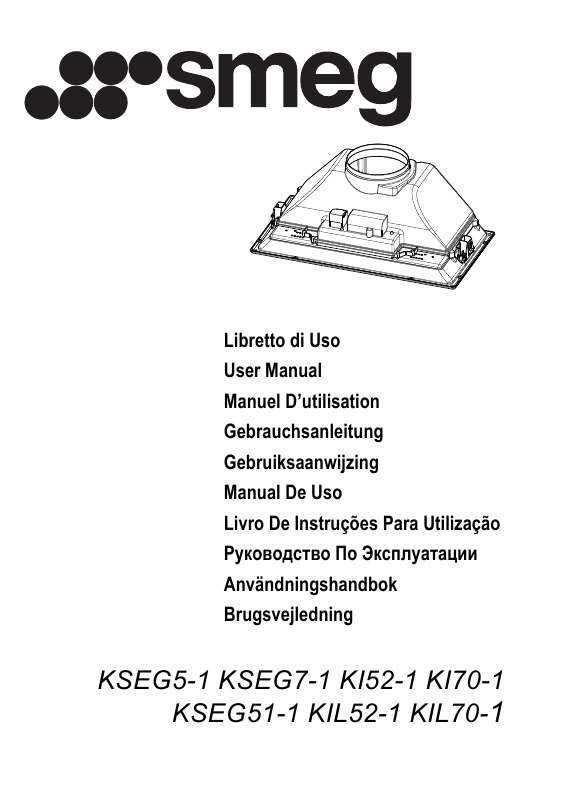 Guide utilisation  SMEG KIL52-1  de la marque SMEG