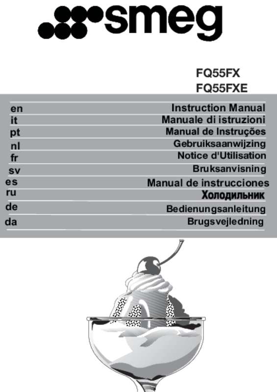 Guide utilisation  SMEG FQ55FXE  de la marque SMEG