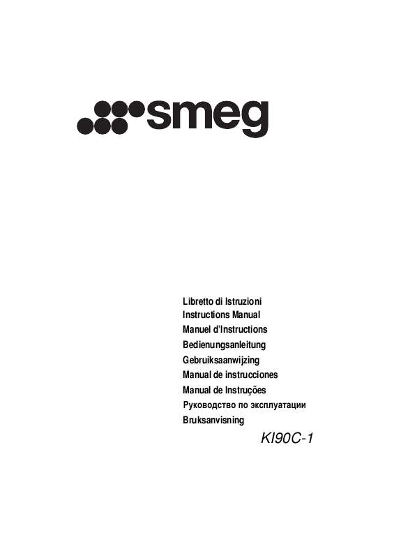 Guide utilisation SMEG KI90C-1 de la marque SMEG