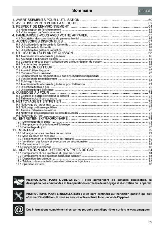 Guide utilisation  SMEG C91GVXI-2  de la marque SMEG