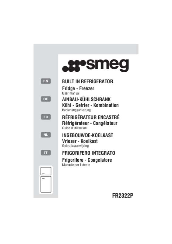 Guide utilisation SMEG FR2322P  de la marque SMEG