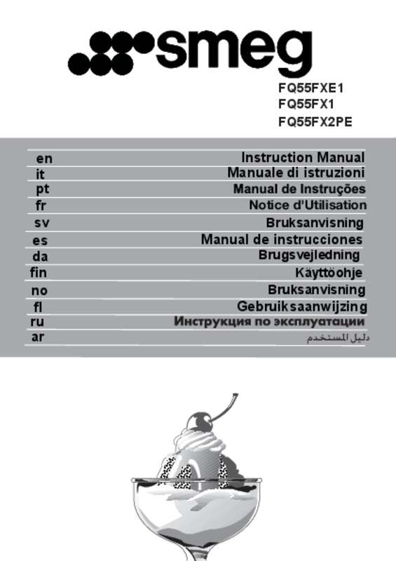 Guide utilisation  SMEG FQ55FX1  de la marque SMEG