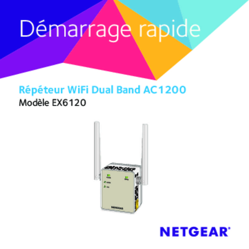 Guide utilisation NETGEAR AC1200 DUAL  de la marque NETGEAR