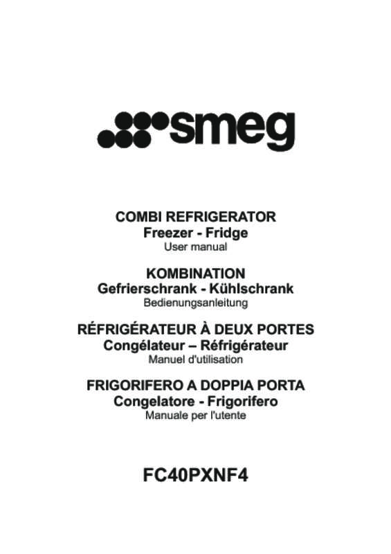 Guide utilisation  SMEG FC40PXNF4  de la marque SMEG
