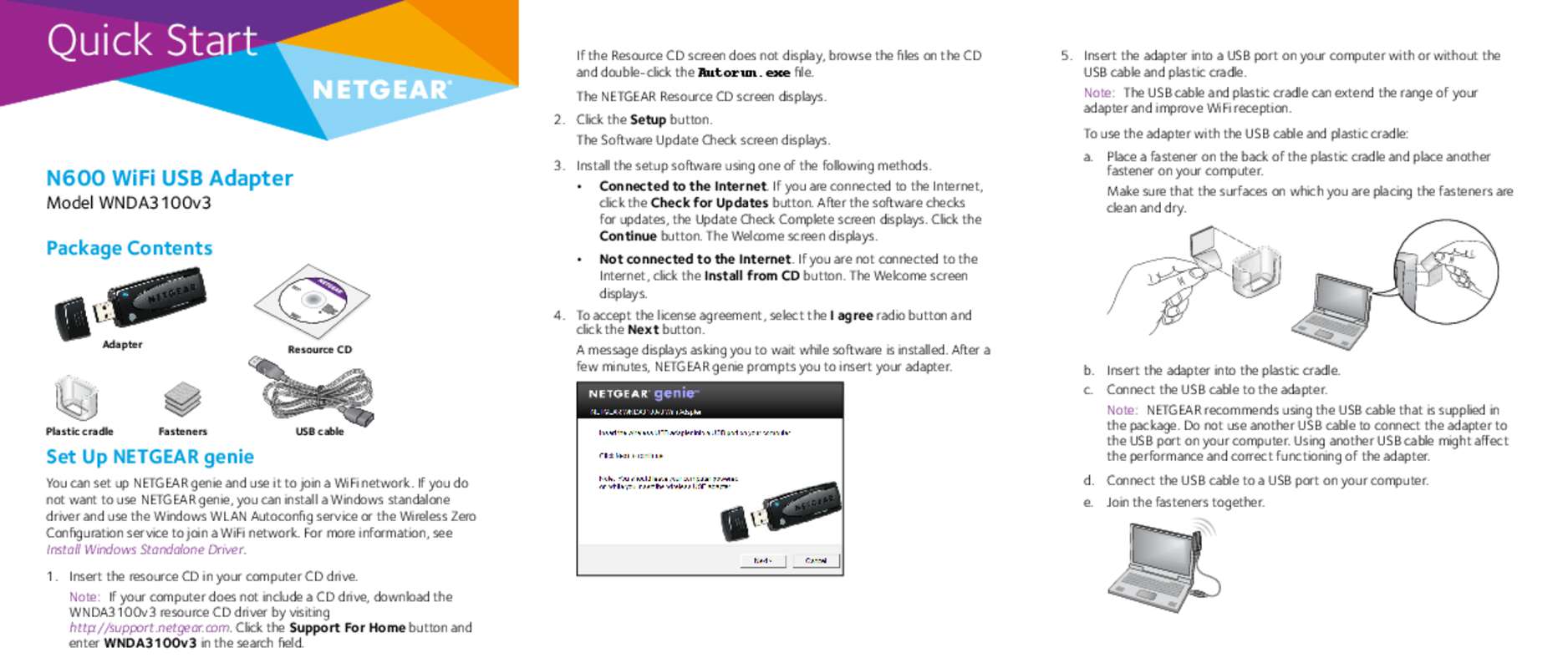 Guide utilisation NETGEAR WNDA3100V3  de la marque NETGEAR
